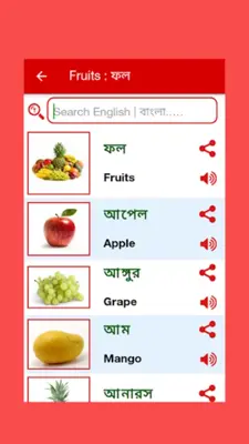 Bangla Words Book - ওয়ার্ড বুক android App screenshot 5